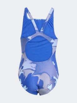 adidas Bleu - Maillot de bain Tie Dye V-Back enfant| Maillots De Bain