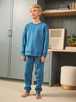 Discount Next - Pyjama simple en laine polaire (3-16yrs) Bleu