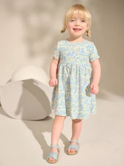 Next - Robe en jersey côtelé (3mths-7yrs) Bleu