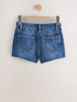 New Next Bleu - Short en jean à bords effilochés (3-16ans)