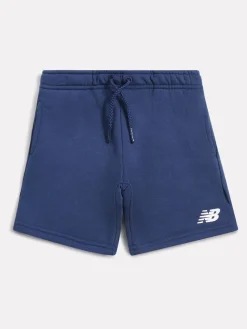 Best New Balance Bleu - Short Kids à logo empilé à l’arrière