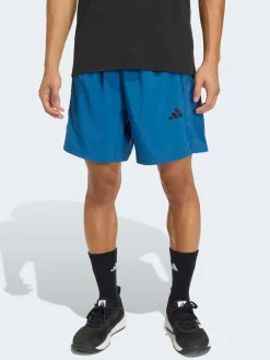 adidas Bleu - Short tissé Workout Essentials Base|Homme Shorts