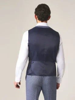 Discount Skopes - Jude Tweed Coupe sur mesure Suit Gilet Bleu