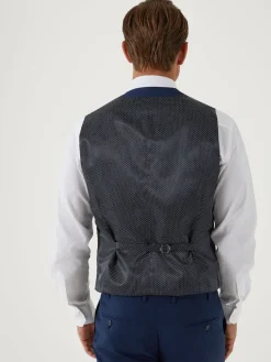 Best Skopes Bleu - Milan Scoop Coupe ajustée Costume Gilet