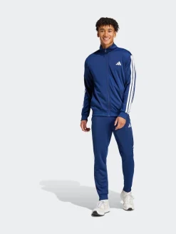 Discount adidas - Survêtement Sportswear Basic 3 bandes en tricot Bleu