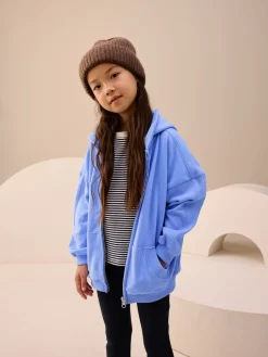 Next - Sweat à capuche zippé (3-16ans) Bleu