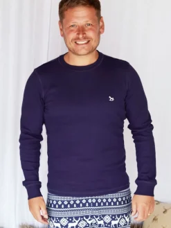 Online The Little Tailor Bleu - - Pyjama de Noël à motif Fair Isle de renne pour homme