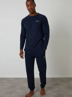 Threadbare Bleu - Sweat-shirts & Joggings Lounge 2 Pièces Ensemble