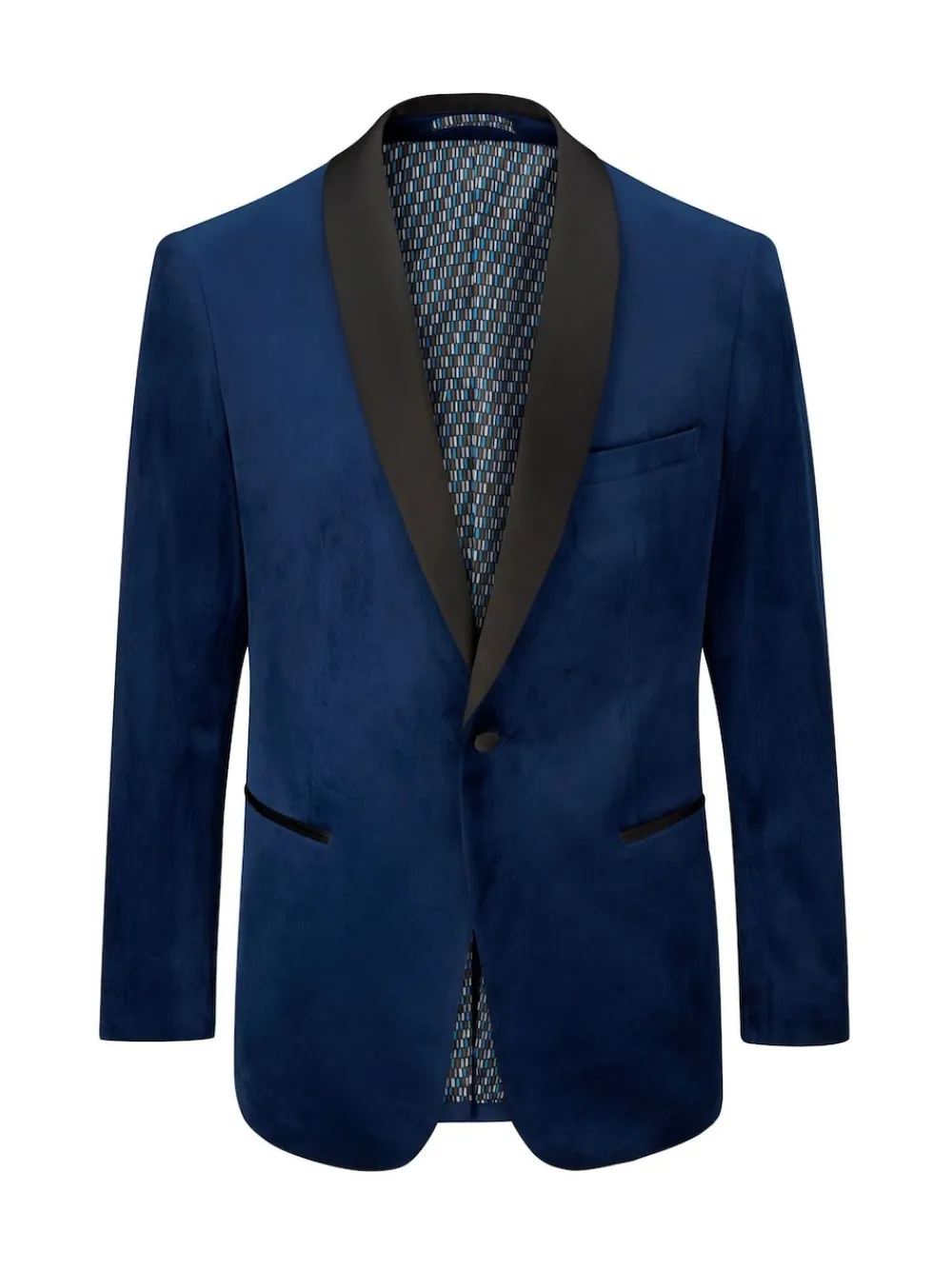 Best Skopes Bleu - Veste Paso habillée en velours