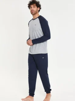 Threadbare - Ensemble pyjama Blend manches longues|Homme Pyjamas|Vêtements Détente