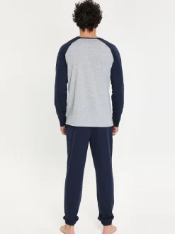 Threadbare - Ensemble pyjama Blend manches longues|Homme Pyjamas|Vêtements Détente