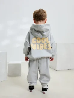 Best Next Bleu clair - Ensemble sweat à capuche et jogging imprimé Cool Vibes (3mois7ans)