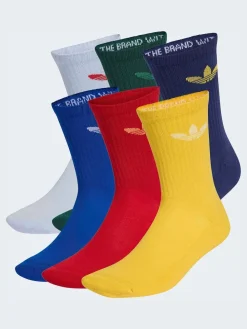 adidas - Lot de chaussettes originals Trefoil Col Rond Chaussettes 6|Homme Chaussettes|Chaussettes