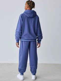 Baker by Ted Baker Bleu cobalt - ensemble sweat à capuche et pantalon de jogging oversize| Joggings|Sweats Et Sweats À Capuche