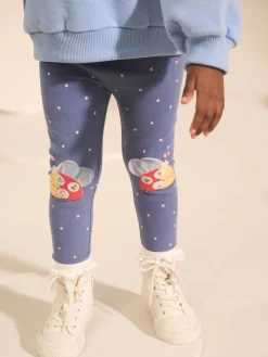Next Bleu coccinelle - Leggings embellis (3mths-7yrs)