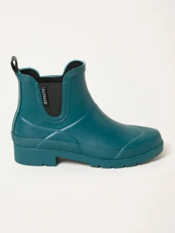 Clearance Fat Face Bleu de sarcelle - Bottes de pluie en caoutchouc FatFace