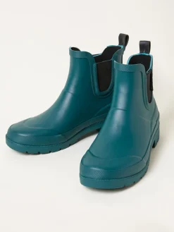 Clearance Fat Face Bleu de sarcelle - Bottes de pluie en caoutchouc FatFace