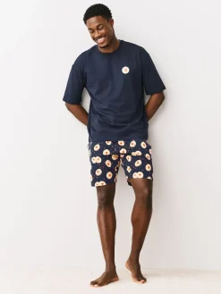 Clearance Next Bleu marine - Ensemble pyjama imprimé en jersey à manches courtes