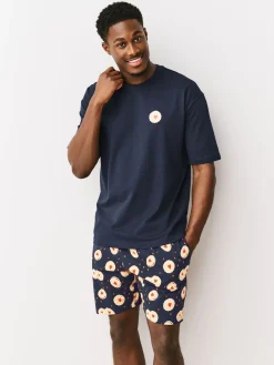 Clearance Next Bleu marine - Ensemble pyjama imprimé en jersey à manches courtes