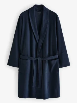 Next Bleu marine - Robe légère de robe de gaufre|Homme Vêtements Détente|Robes De Chambre Et Peignoirs
