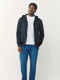 Discount Next Bleu marine - Sweat à capuche zippé en jersey épais riche en coton