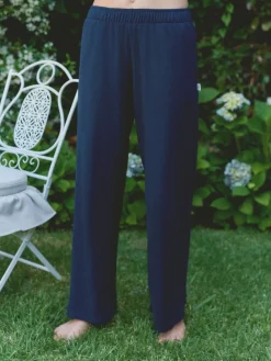 Sale Laura Ashley Bleu marine foncé - Pantalon Lounge en maille