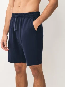 Outlet Next Bleu marine/vert/gris glace - Lot de 3 shorts Loopback doux au toucher