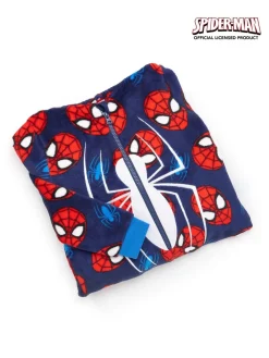 Best Vanilla Underground Bleu motif Spiderman - Polaire tout-en-un