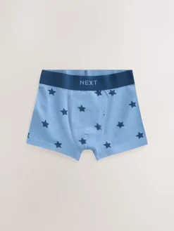 Best Next - Lot de 5 malles à motif junior (1.5-16ans) Bleu motif étoiles et rayures