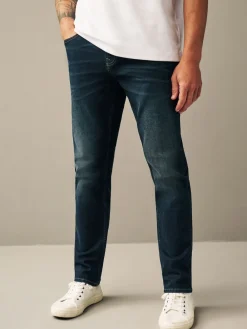 Best Next - Slim Fit (Slim Fit) - extensible Denim Jeans Bleu profond