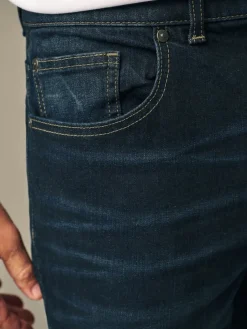 Best Next - Slim Fit (Slim Fit) - extensible Denim Jeans Bleu profond