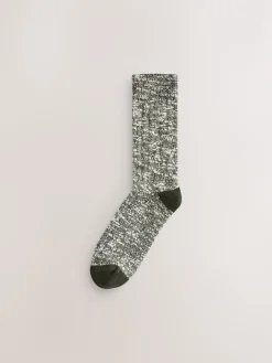 Next Bleu/vert/rouge/jaune torsadé - Lot de 4 paires de chaussettes épaisses|Homme Chaussettes|Chaussettes