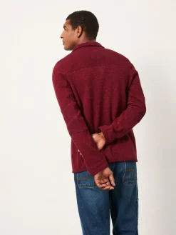 Fat Face bordeaux - Sweat FatFace à demi-fermeture éclair|Homme Vêtements Détente|Sweats Et Sweats À Capuche