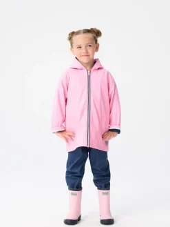 Discount Hatley Bottes de pluie rose et bleu marine mates