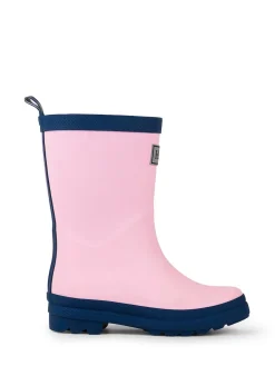 Discount Hatley Bottes de pluie rose et bleu marine mates