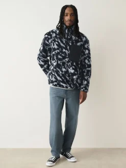 Next Camouflage - Col zippé - Polaire imprimée|Homme Vêtements Détente|Sweats Et Sweats À Capuche