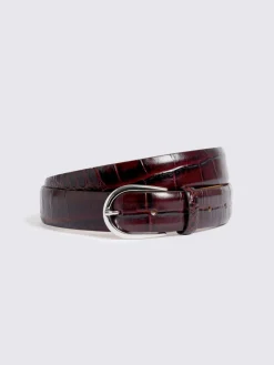 MOSS Ceinture croco italien