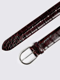 MOSS Ceinture croco italien