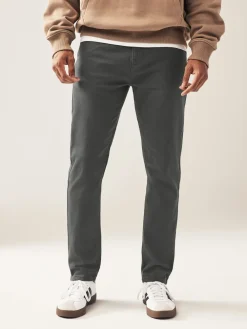 Best Next - Lit 1 place - Coupe ajustée Classic Jeans extensibles charbon de bois