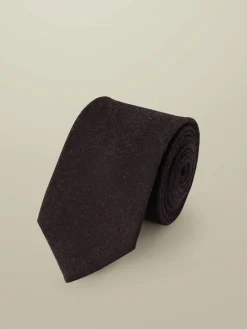 Best Charles Tyrwhitt Cravate en laine rouge bordeaux