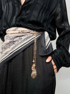 Aela Écharpe Modern Western noire|Femme Accessoires Cheveux