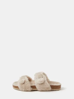 Best Accessorize Chaussons à boucle duveteuse