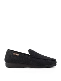 Lazy Dogz Chaussons Dylan noirs|Homme Chaussons