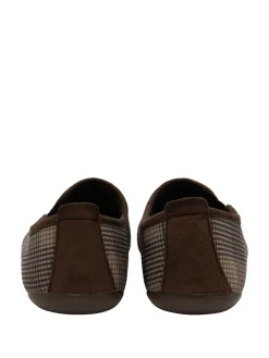 Lotus Chaussons pleins à carreaux|Homme Chaussons