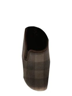 Lotus Chaussons pleins à carreaux|Homme Chaussons