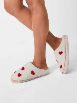 New Accessorize Chaussons mules Heart Teddy
