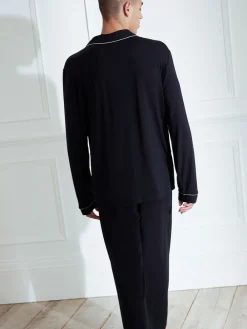 Chelsea Peers TENCEL™ Modal Pyjama long boutonné|Homme Pyjamas|Vêtements Détente