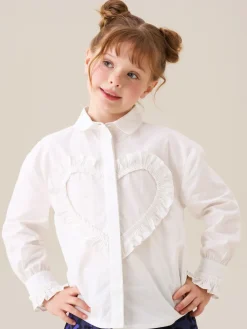 Angel & Rocket Chemise Adelle à imprimé cœur à volants| Chemises Et Chemisiers