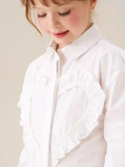 Angel & Rocket Chemise Adelle à imprimé cœur à volants| Chemises Et Chemisiers