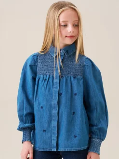 Discount Angel & Rocket Chemise Myla en Denim brodé